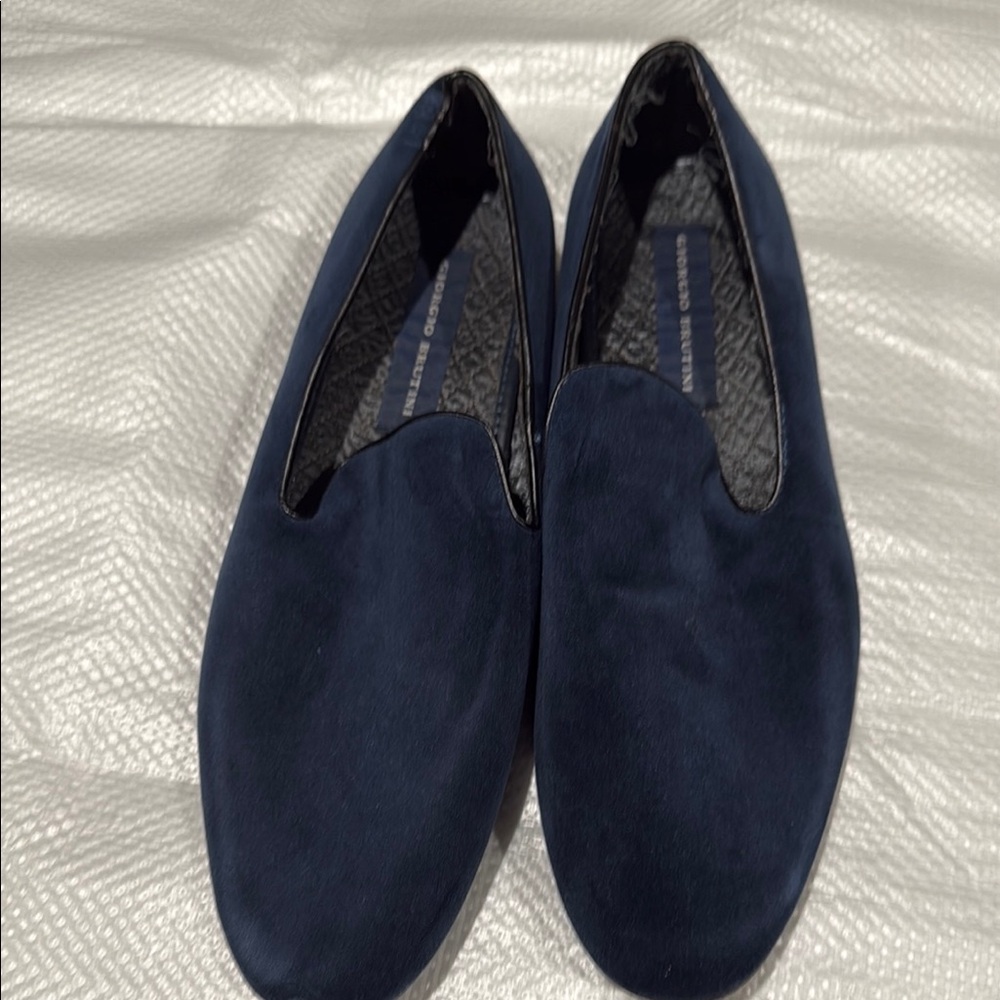Giorgio Brutini Blue Loafers Slip-Ons